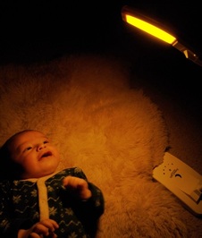 best color for baby night light