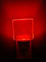 red baby night light